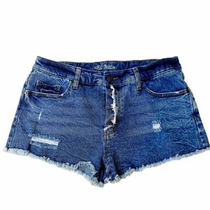 Wild Fable Sz 10 Jean Shorts Booty Hi-Rise Stretch